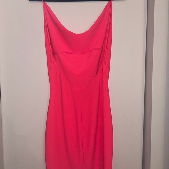 Pink Backless Mini Dress - Picture 4 of 4